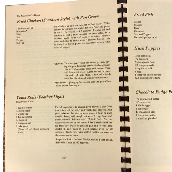 The Nashville Cookbook Area Home Economics Association 1977 Third Printing - Picture 5 of 12